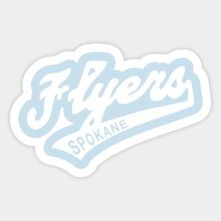 Defunct Spokane Flyers Hockey 1948 Sticker